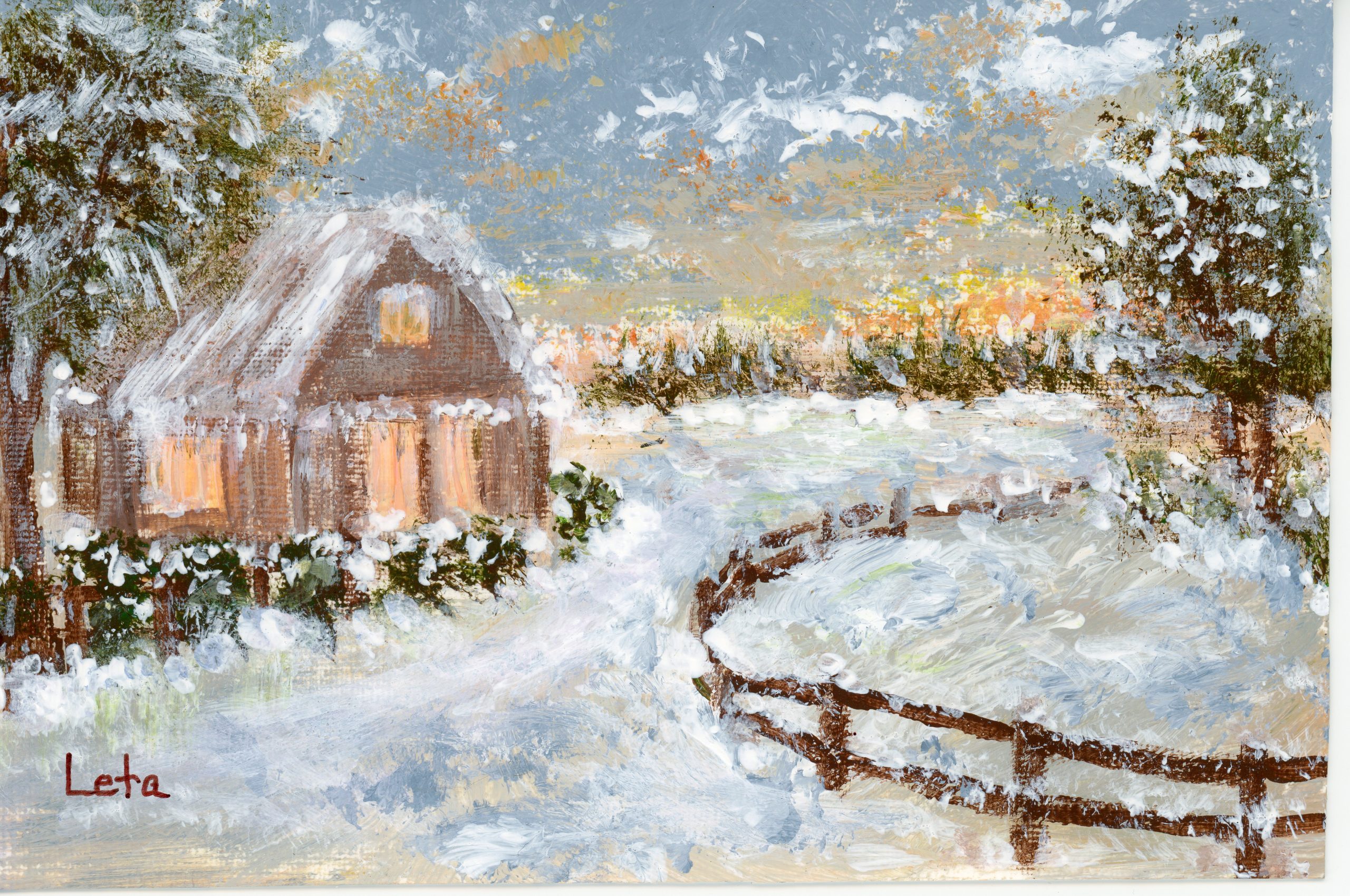 Snowy Cottage